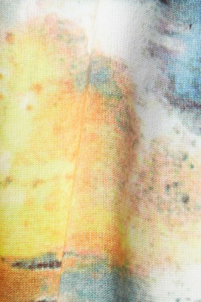 Jersey con estampado digital allover de paisaje, DARK BLUE, detail image number 5