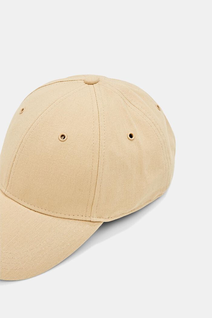 Gorra de béisbol en algodón, SAND, detail image number 1