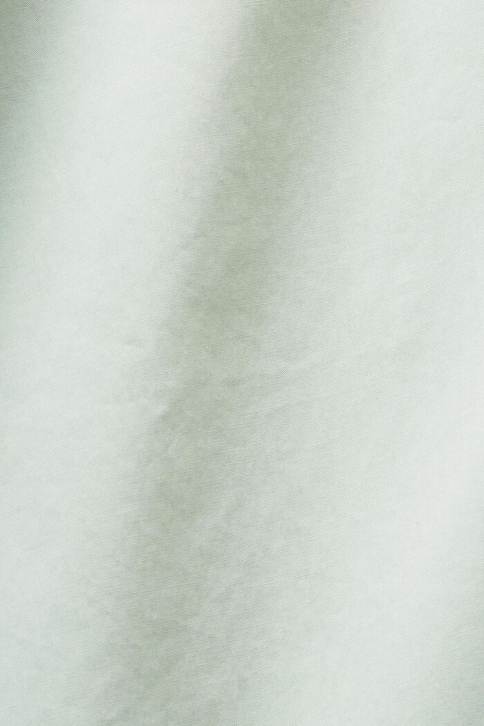 Vestido camisero corto, 100% algodón, CITRUS GREEN, detail image number 5