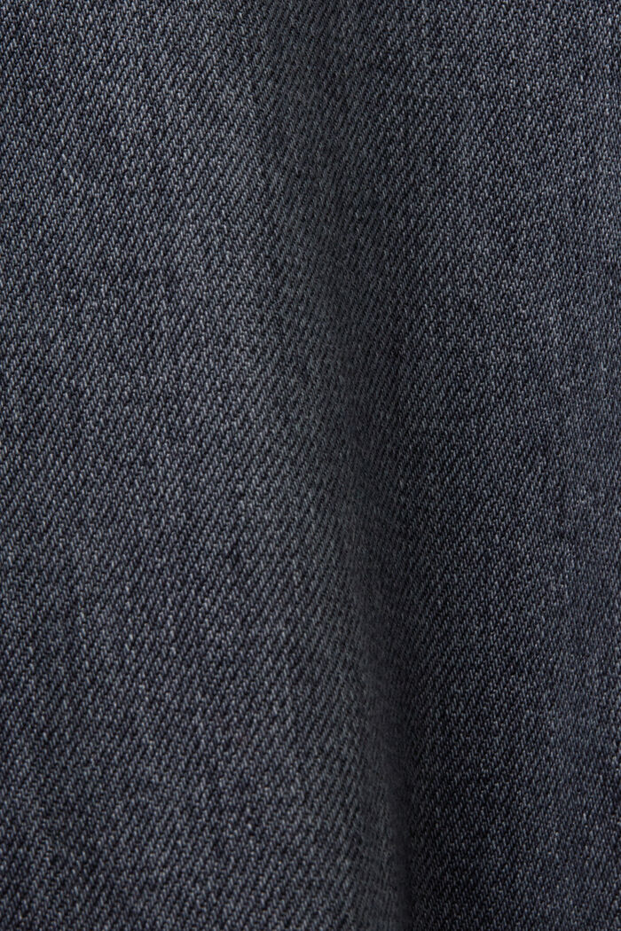 Jeans high-rise wide leg, BLACK MEDIUM WASHED, detail image number 6