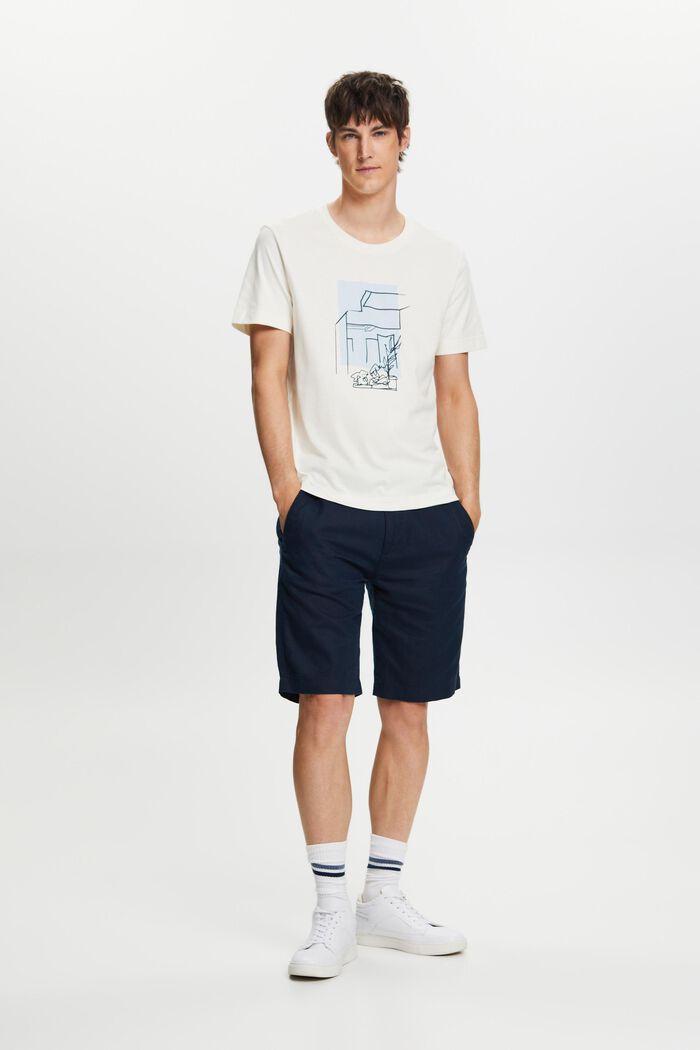 Camiseta con estampado frontal, 100% algodón, ICE, detail image number 4