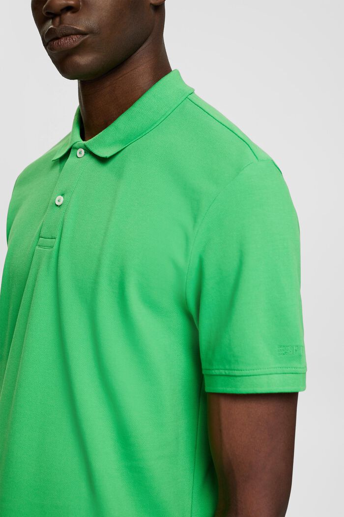 Polo slim fit, GREEN, detail image number 2