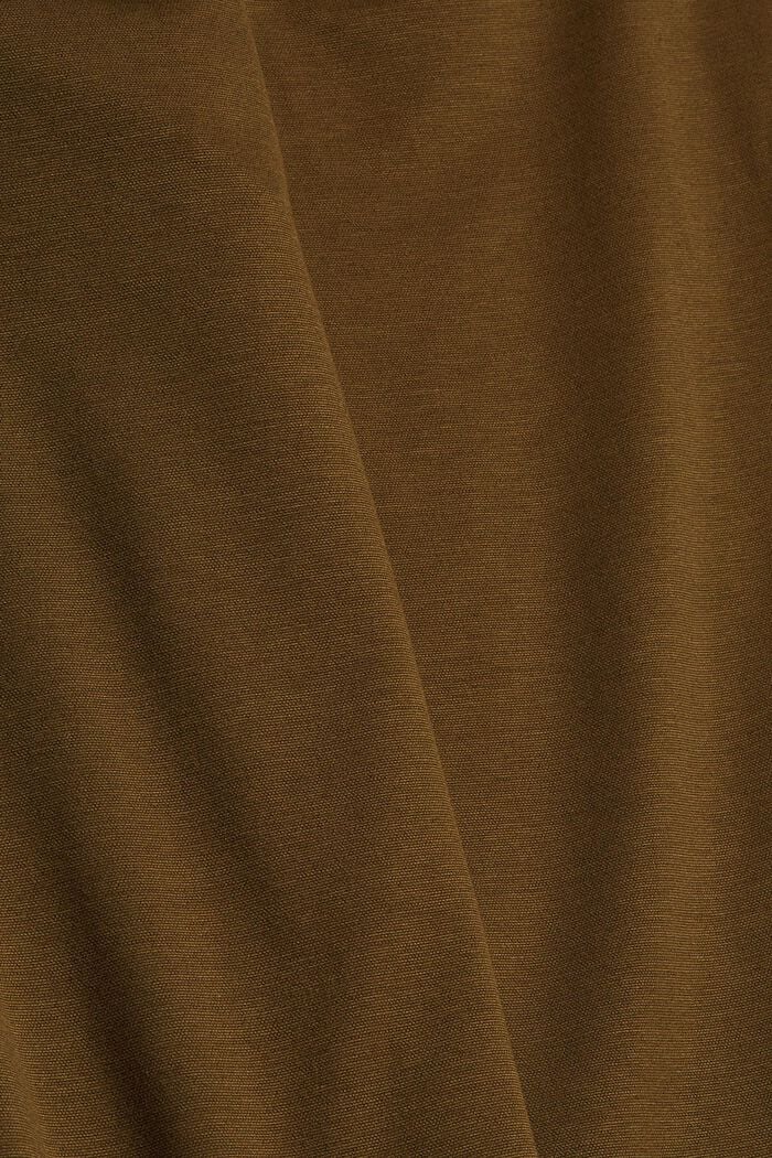 Pantalón de punto con cintura elástica, KHAKI GREEN, detail image number 4