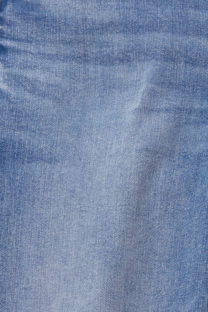 Vaqueros en mezcla de algodón ecológico, BLUE MEDIUM WASHED, detail image number 6