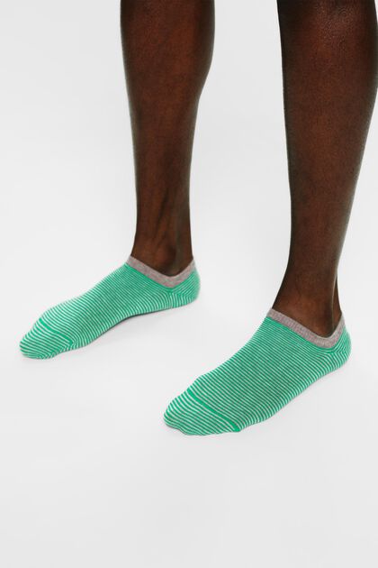 Pack de 2 pares de calcetines tobilleros a rayas