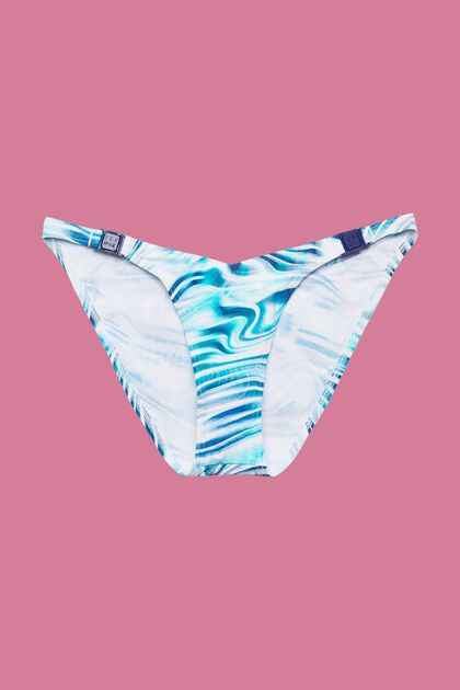 Braguita de bikini mini con estampado de ondas