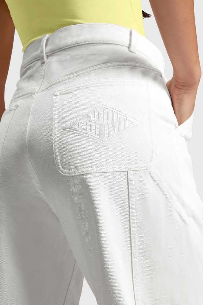 Pantalones cargo, WHITE, detail image number 3