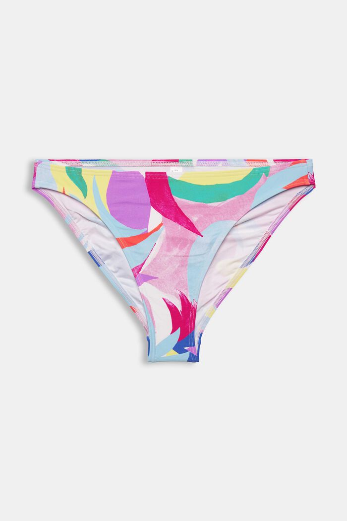 Reciclado: braguita de bikini con estampado de colores