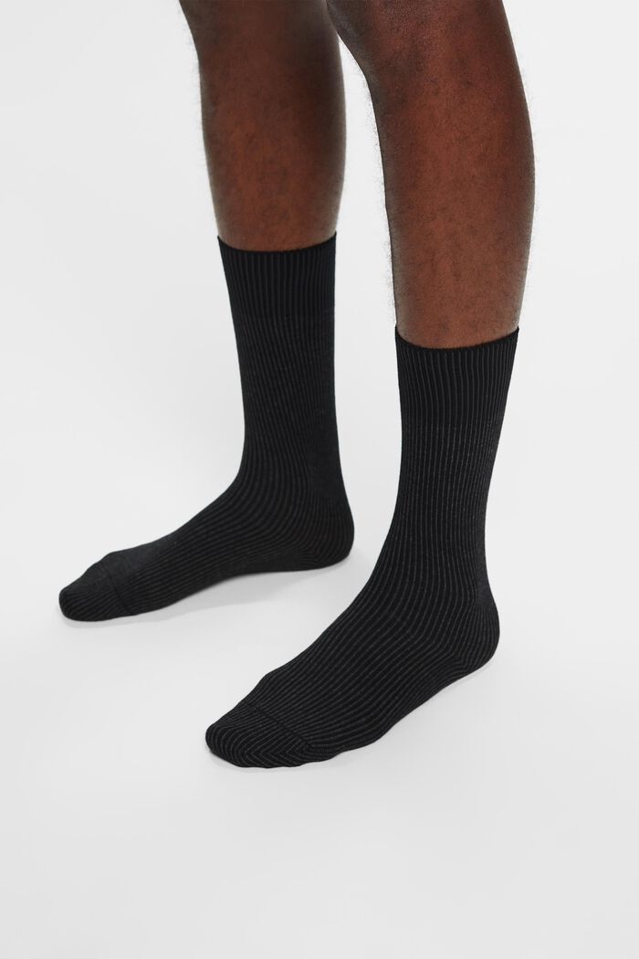 Pack de 2 pares de calcetines de punto a rayas, SORTIMENT, detail image number 1
