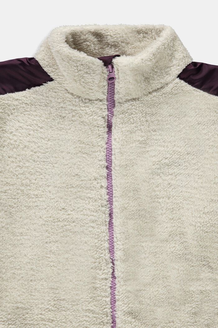 Suave abrigo de forro polar, DUSTY NUDE, detail image number 2