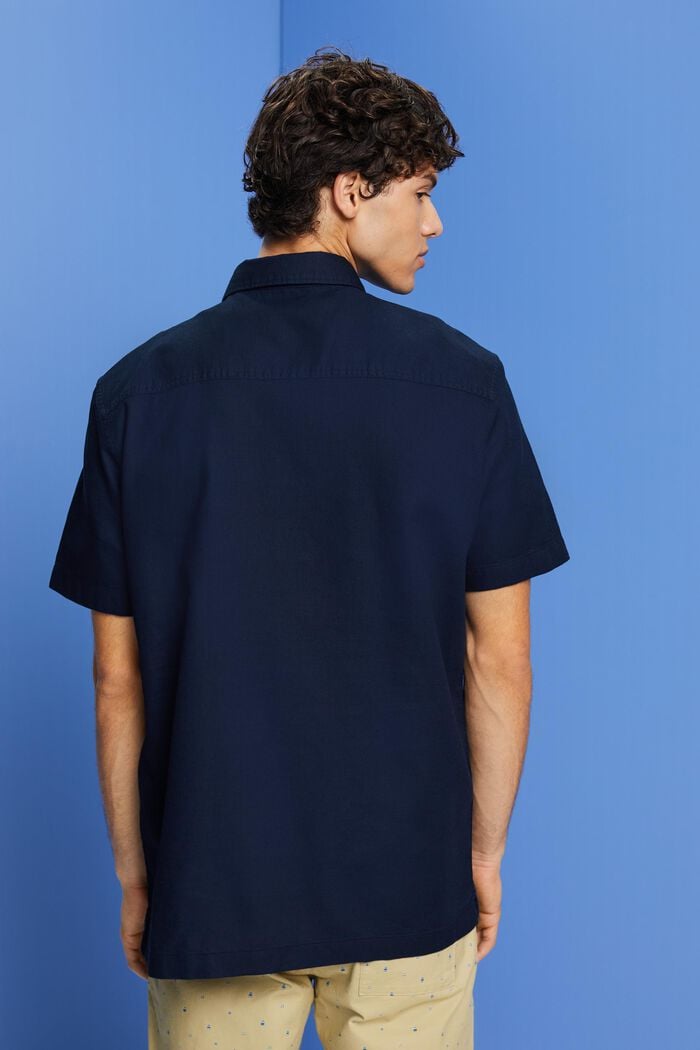 Camiseta de manga corta, 100% algodón, NAVY, detail image number 3