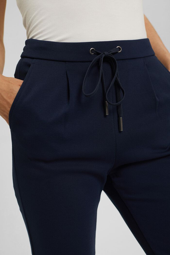 Reciclado: pantalón elástico con cintura elástica, NAVY, detail image number 2