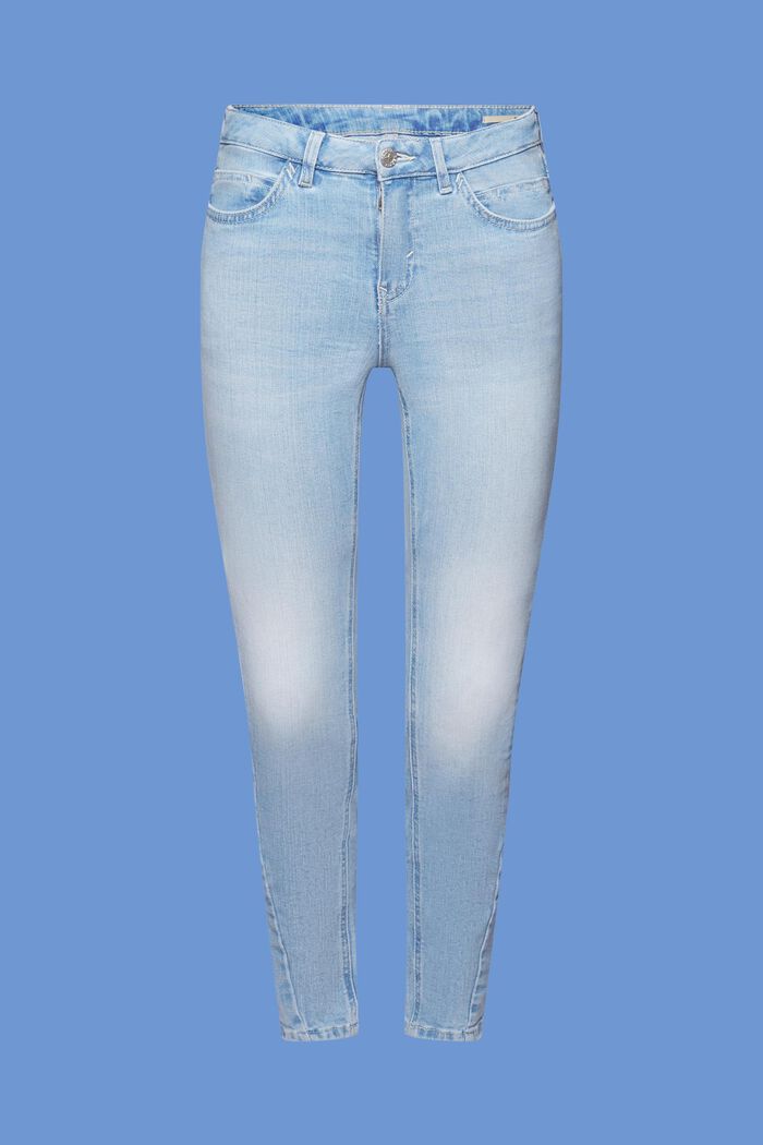 Jeans mid-rise slim fit, BLUE BLEACHED, detail image number 6