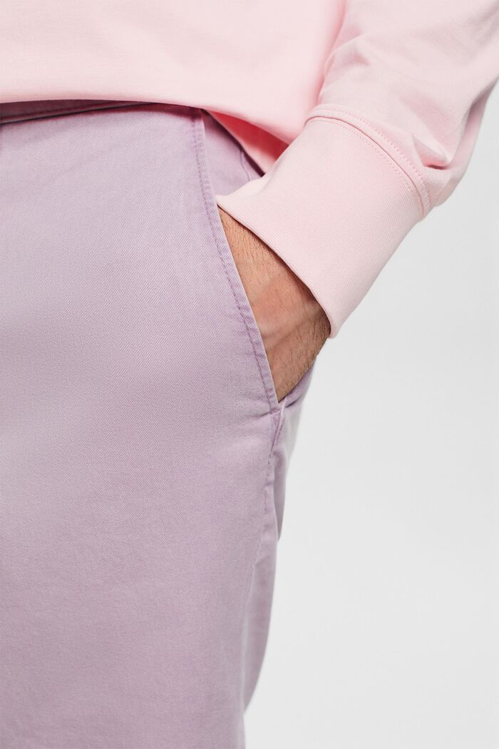 Pantalón corto slim, MAUVE, detail image number 3