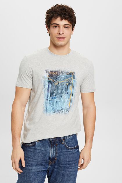 Camiseta de algodón sostenible con estampado
