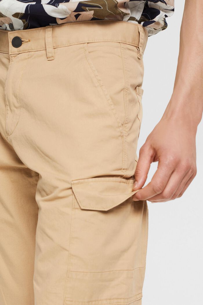 Pantalones cortos estilo cargo, LIGHT BEIGE, detail image number 2