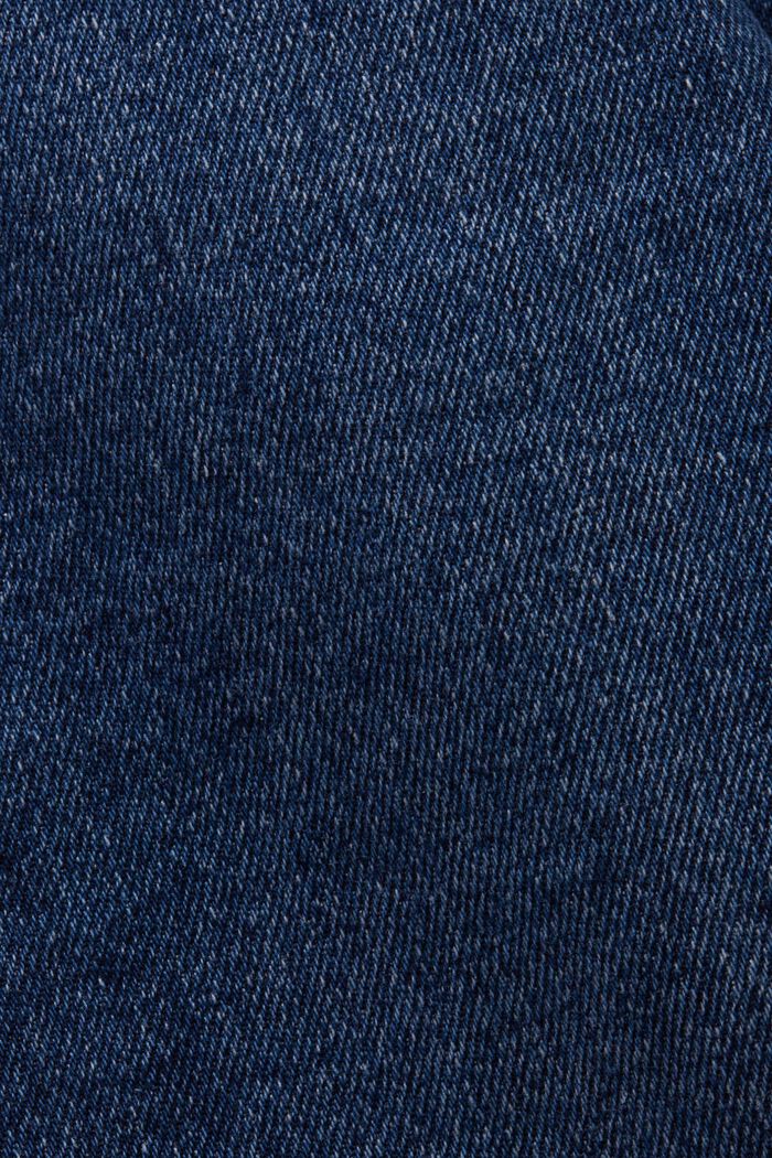 Jeans mid-rise straight fit, BLUE DARK WASHED, detail image number 6