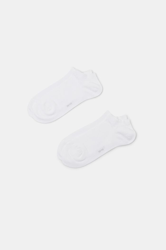 Pack de 2 pares de calcetines, algodón ecológico, WHITE, detail image number 0