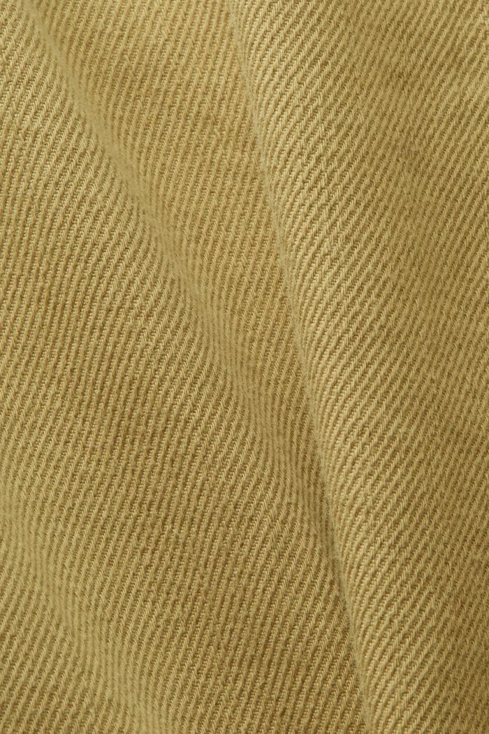 Chaqueta de sarga con corte cuadrado, PISTACHIO GREEN, detail image number 5