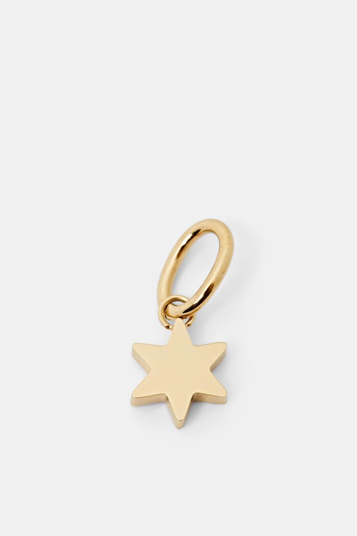 Colgante de estrella en acero inoxidable, GOLD, detail image number 0