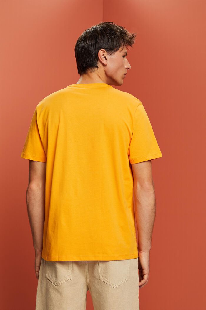 Camiseta de tejido jersey con estampado, 100% algodón, BRIGHT ORANGE, detail image number 3