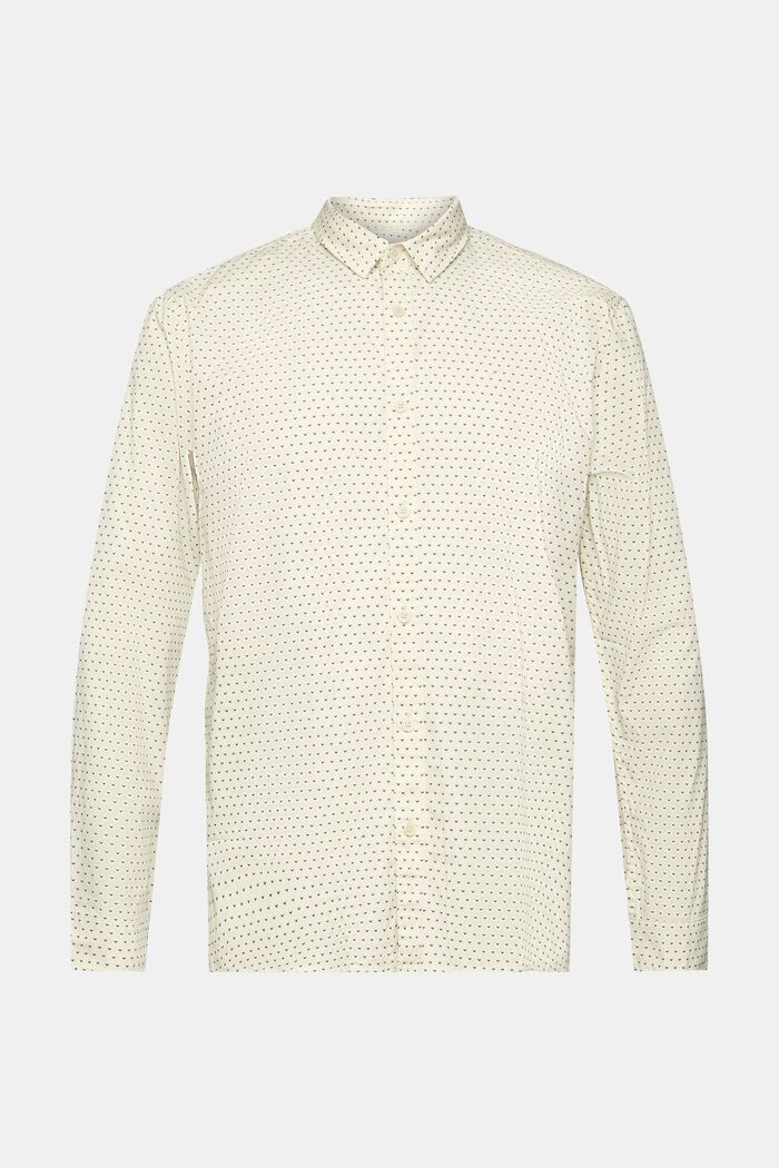 Camisa de corte ceñido con estampado de corazón, ICE, detail image number 6