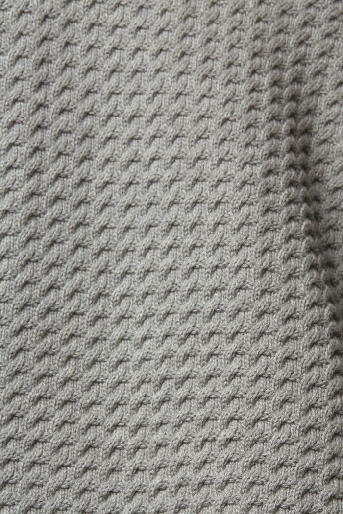 Jersey en punto con textura, MEDIUM GREY, detail image number 5