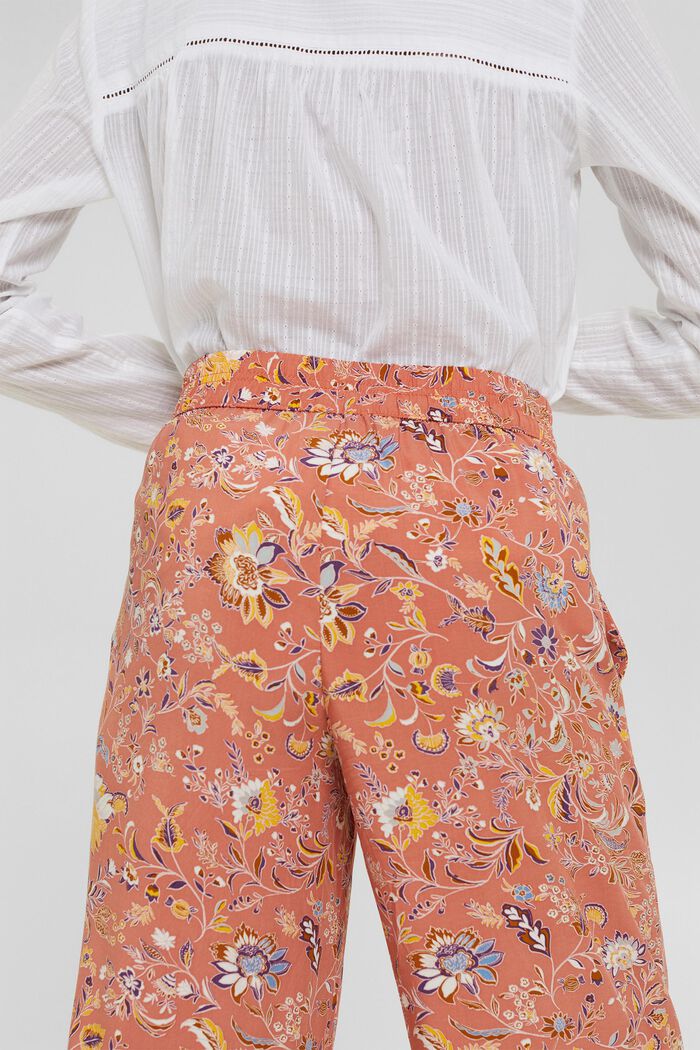 Pantalón estampado de perneras anchas, LENZING™ ECOVERO™, BLUSH, detail image number 5