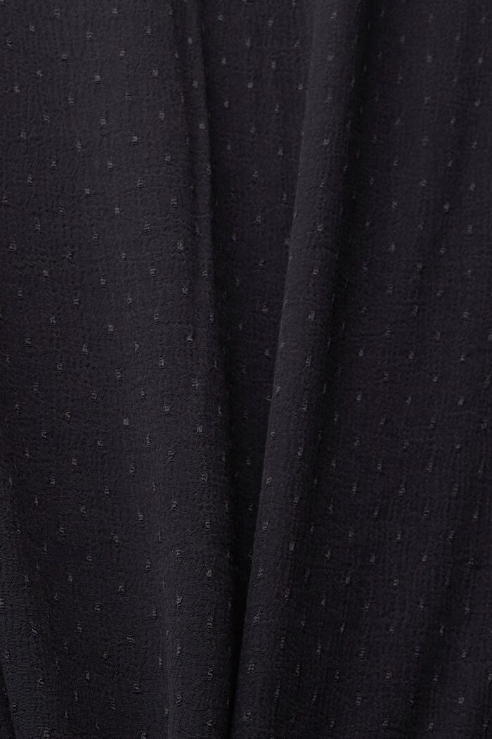 Blusa con mangas avolantadas, LENZING™ ECOVERO™, BLACK, detail image number 4