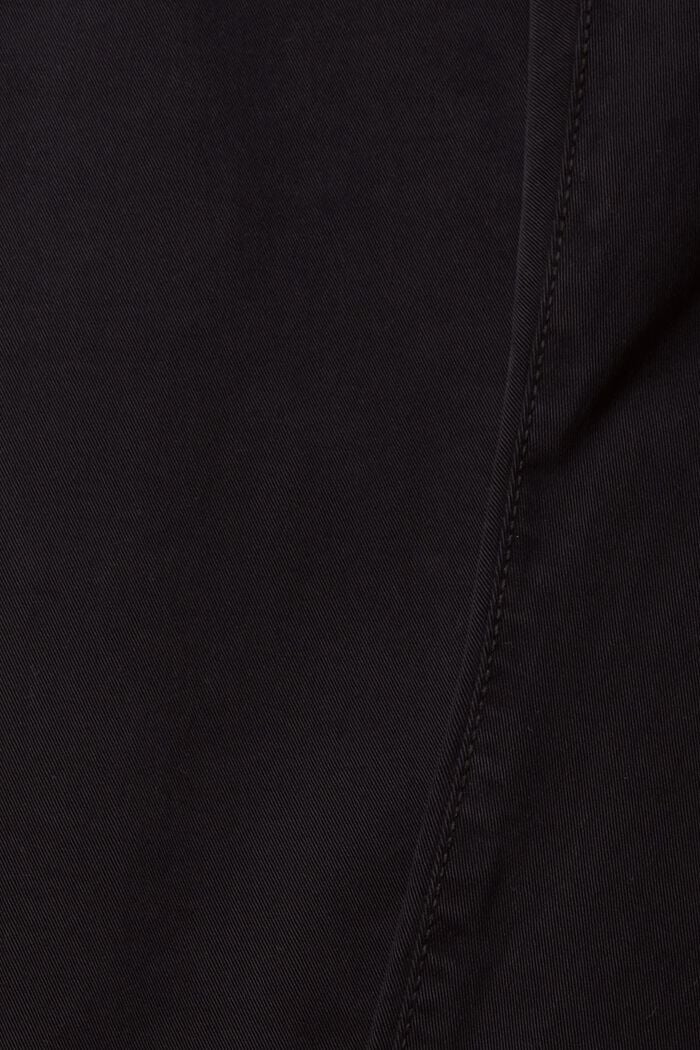 Pantalones slim fit, algodón ecológico, BLACK, detail image number 6