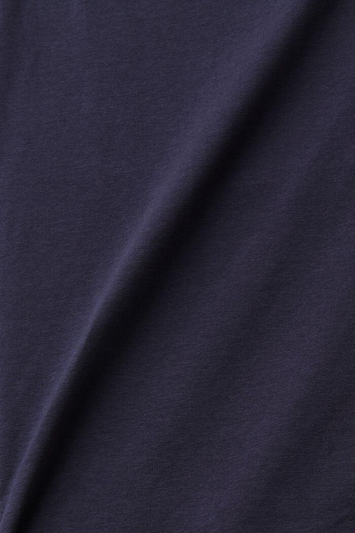 Camiseta de algodón ecológico sin mangas, NAVY, detail image number 5