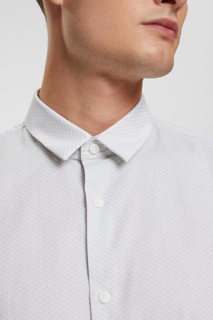 Camisa estampada de algodón sostenible, LIGHT BLUE, detail image number 0
