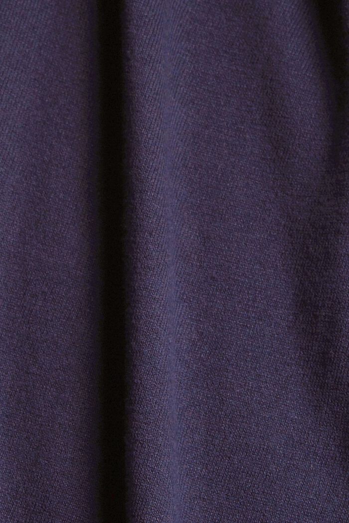 Jersey de manga corta, mezcla de algodón ecológico, NAVY, detail image number 4