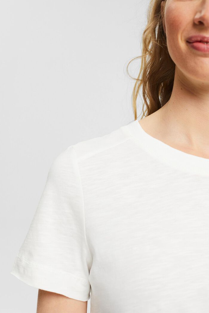 Camiseta en 100 % algodón ecológico, OFF WHITE, detail image number 3