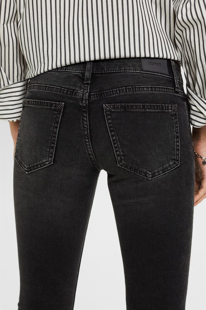 Jeans low-rise skinny fit, BLACK DARK WASHED, detail image number 4