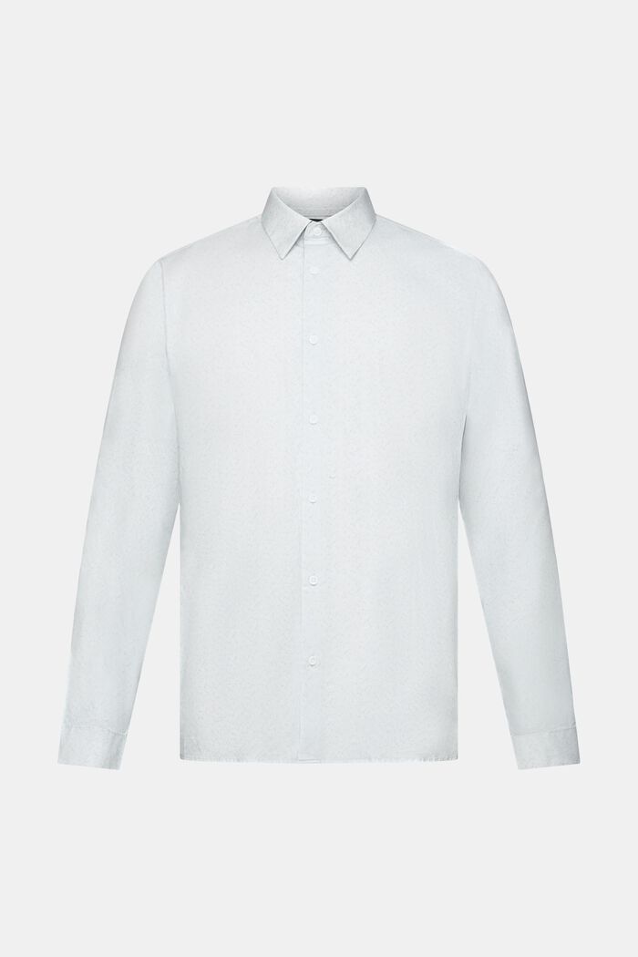 Camiseta ajustada de algodón con estampado, WHITE, detail image number 7