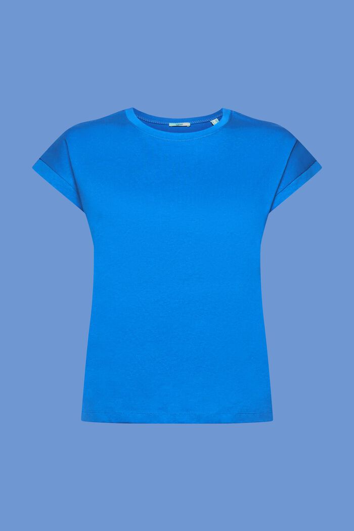 Camiseta básica, 100% algodón, BRIGHT BLUE, detail image number 8