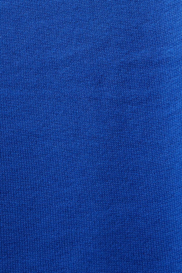 Jersey de cuello barco, BRIGHT BLUE, detail image number 4