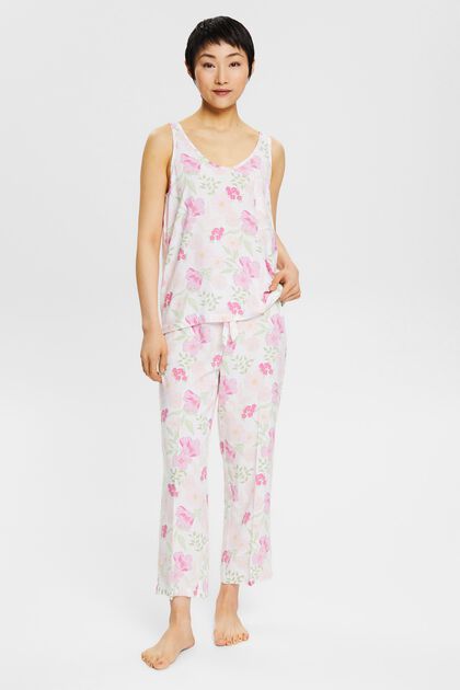 Pijama con estampado floral, LENZING™ ECOVERO™
