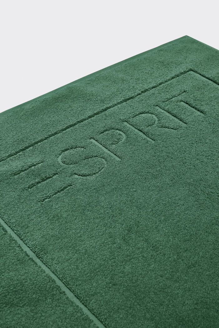 Alfombrilla de baño en tejido rizo confeccionado en 100 % algodón, MOSS GREEN, detail image number 2