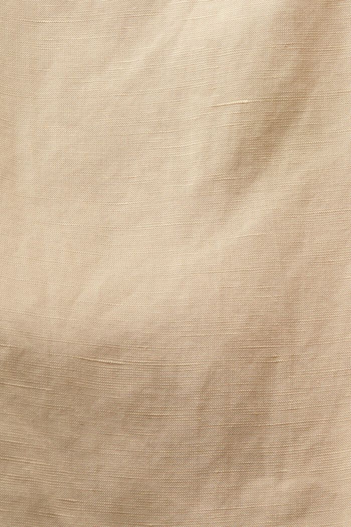 Camisola corta, mezcla de lino, SAND, detail image number 5