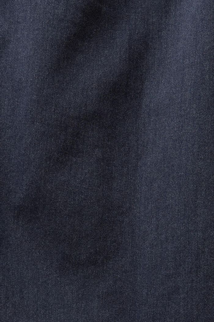 Minifalda de sarga de algodón con efecto lavado, NAVY, detail image number 5