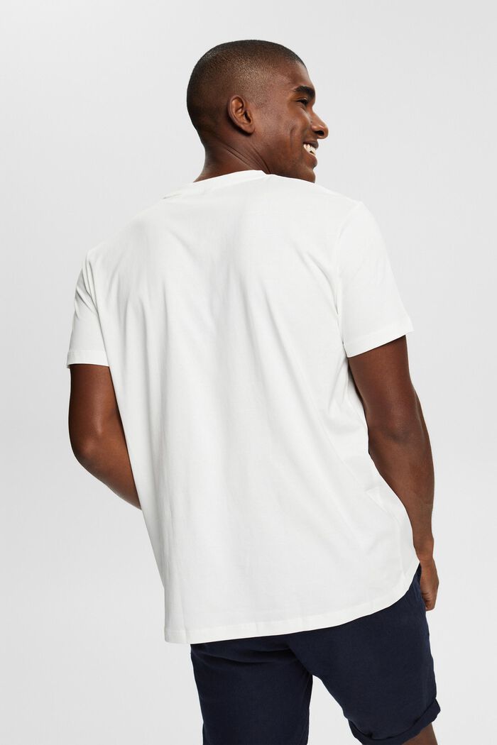 Camiseta de jersey con estampado, OFF WHITE, detail image number 3