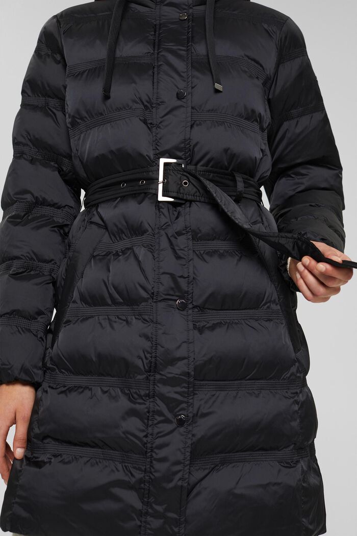 Reciclado: abrigo acolchado con Thinsulate™ 3M™, BLACK, detail image number 0