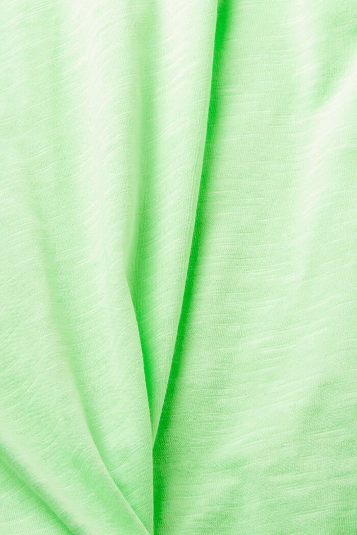 Camiseta flameada de algodón, CITRUS GREEN, detail image number 5