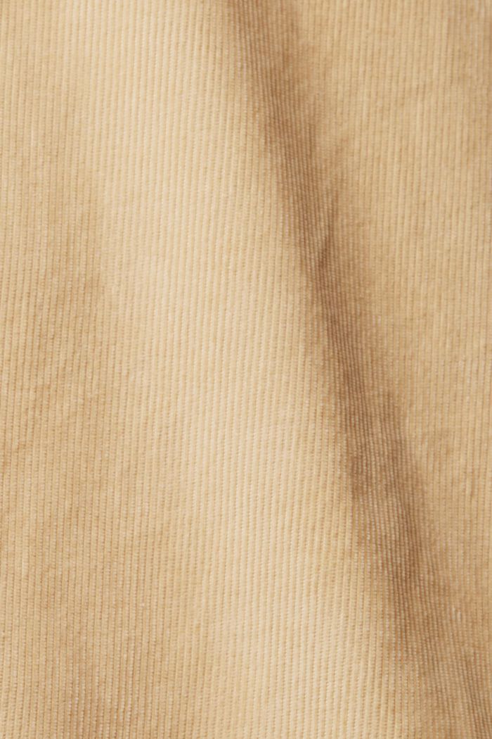 Pantalón holgado de pana, CREAM BEIGE, detail image number 5