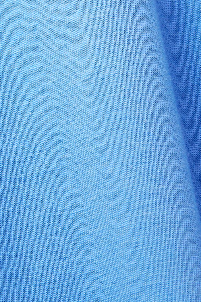 Camiseta de cuello redondo, 100% algodón, LIGHT BLUE, detail image number 5