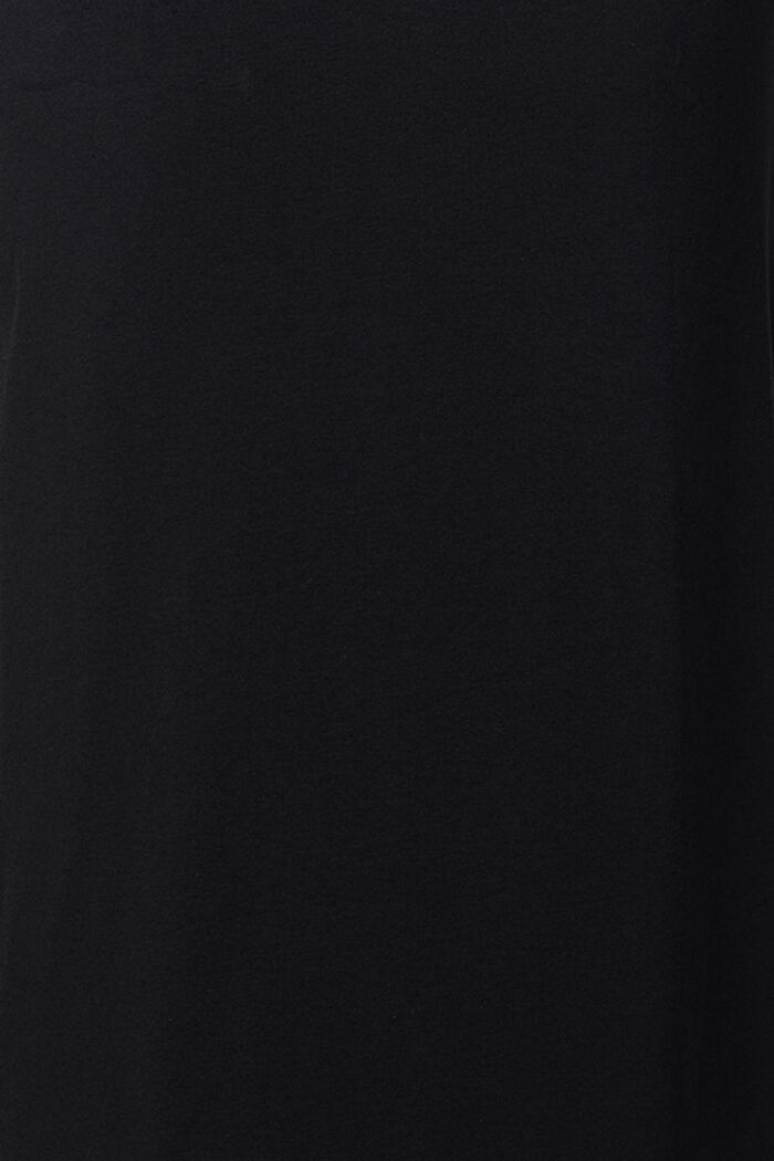 Vestido de jersey con cinturón, algodón ecológico, BLACK INK, detail image number 3