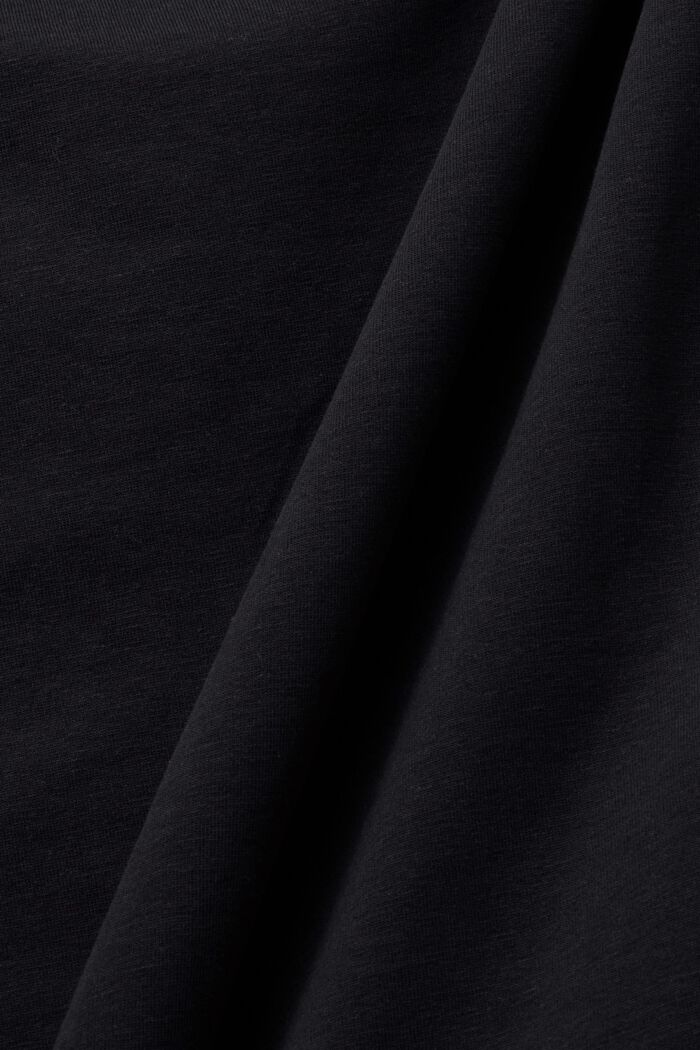 Camiseta de algodón sin mangas, BLACK, detail image number 1