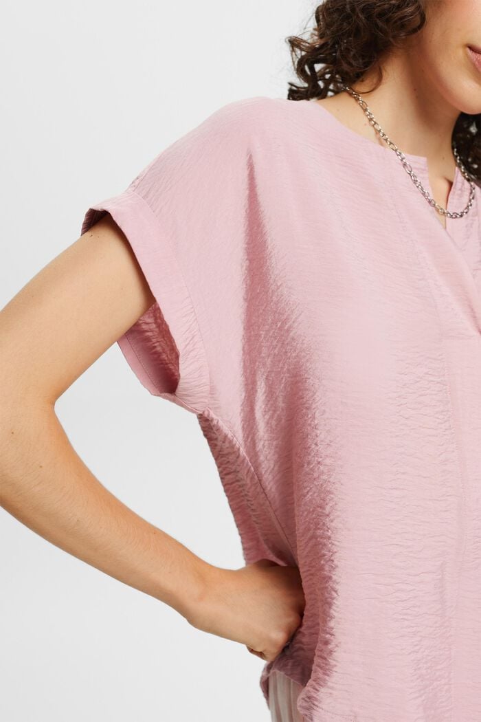 Blusa con textura, OLD PINK, detail image number 2